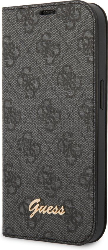 Guess 4G Book Case geschikt voor Apple iPhone 14 Pro (6.1") - Grijs