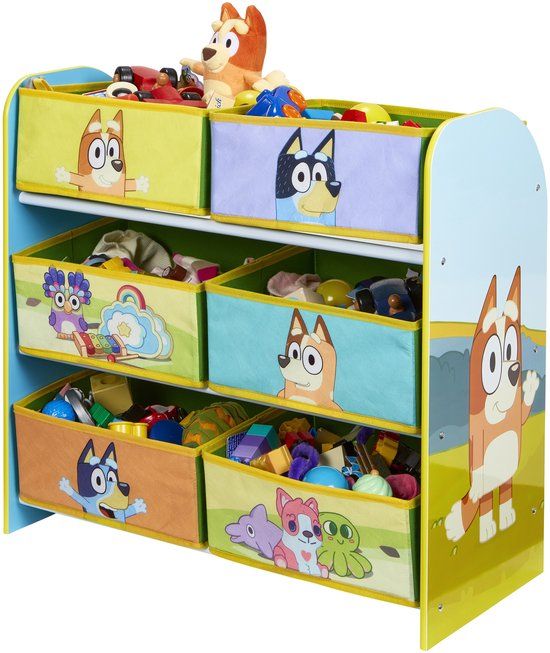 Emob Opbergrek Bluey - 30x63,50x60 cm - Groen/spaanplaat
