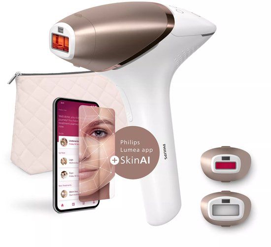 Philips BRI950/01 IPL Haarverwijderaar Roségoud, Wit