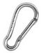Plastimo mousqueton étroit en acier inoxydable argent 70 mm