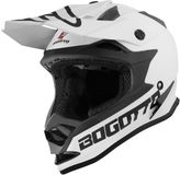 Bogotto V321 Solid Mat Wit Crosshelm - Helm