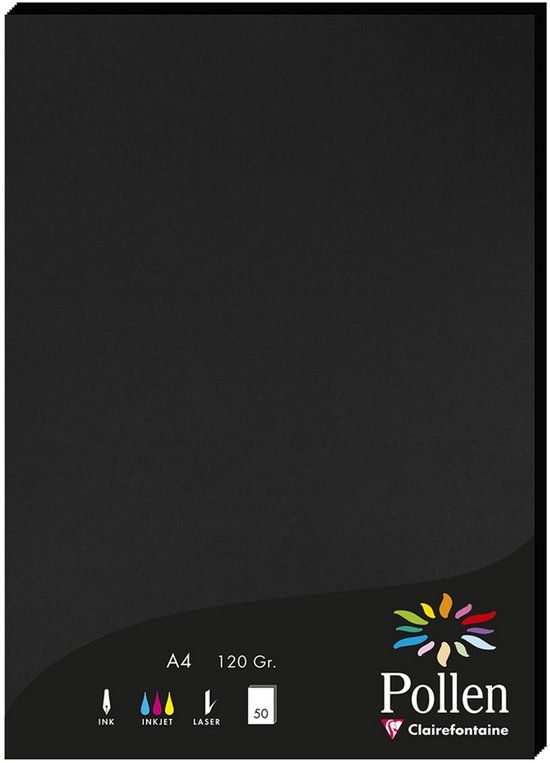 Pollen by Clairefontaine Stuifmeel van Clairefontaine Papier DIN A4, snoepjesroze, 120 g