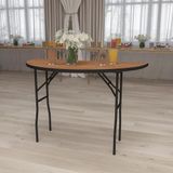 Flash Furniture 48'' Half-Ronde Houten Vouwen Banket Tafel