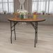 Flash Furniture 48'' Half-Ronde Houten Vouwen Banket Tafel