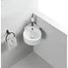 Wiesbaden Atlas - Hoekfontein - 44x27.5x12cm - Keramiek Glans Wit