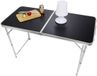Laodikya Home Table de camping pliable Table multifonctionnelle Noir 120 x 60 cm