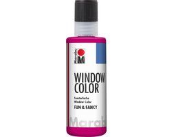 marabu Window Color Fun & fancy, framboos 80 ml - Raamverf op waterbasis
