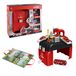 Esun Garage de jeu pour enfants, garage de jeu de pompiers et de police