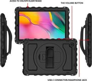 BixB Samsung Galaxy Tab A7 (2020) Kids Case - 10.4 inch - Black