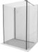 Mexen Kioto douchewand Walk-in 105 x 90 x 40 cm, transparant, zwart