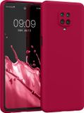 kwmobile telefoonhoesje geschikt voor Xiaomi Redmi Note 9S / 9 Pro / 9 Pro Max - Back cover in kersrood