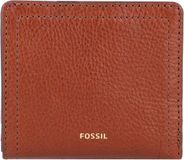 FOSSIL Leren Portemonnee Logan RFID Small Bifold Brown Bruine