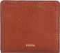 FOSSIL Leren Portemonnee Logan RFID Small Bifold Brown Bruine
