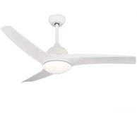Orbegozo CP 146132 Plafondventilator, 132 cm, gelijkstroommotor, 35 W, 6 snelheden, afstandsbediening, omkeerbaar, zomer/winter, led, 24 W, 2400 lm, 3000-6000 K, timer, 1-8 uur, inclusief twee stangen