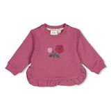 Feetje sweater Afternoon Tea fuchsia