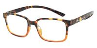 Montana MNR2B Leesbril met lange poten - Tortoise met Oranje +1.50 - Nekhanger - Rechthoekig