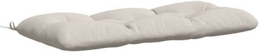 vidaXL Bankkussen VIANEN 100% Polyester Wit 100 x 50 x 12 cm