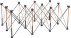 BORA Duizendpoot 1,2 m x 1,8 m x 0,75 m draagbare werkstandaard 30 inch hoogte, inclusief 4 X-Cups, 4 klemmen, draagtas, 2041 kg capaciteit, CK12S