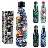 I-Drink Thermosfles van staal 350 ml Graffiti