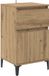 vidaXL Nachtkastje Artisan Eiken 40 x 35 x 70 cm Bewerkt hout