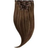 Rapunzel of Sweden Classic Clip-ins Raide / Volume Moyen / 7 pièces M2.3/5.0 Chocolate Mix 40 cm Extensions de cheveux