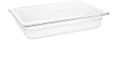 Vogue polycarbonaat bak transparant GN 1/2 65mm