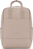 Johnny Urban Rugzak Dames Beige - Hailey - Rugzak voor Dames - Elegante Dagrugzak met 14 inch Laptopvak voor Universiteit, Zaken, School - Moderne Stadsrugzakken - Waterafstotend