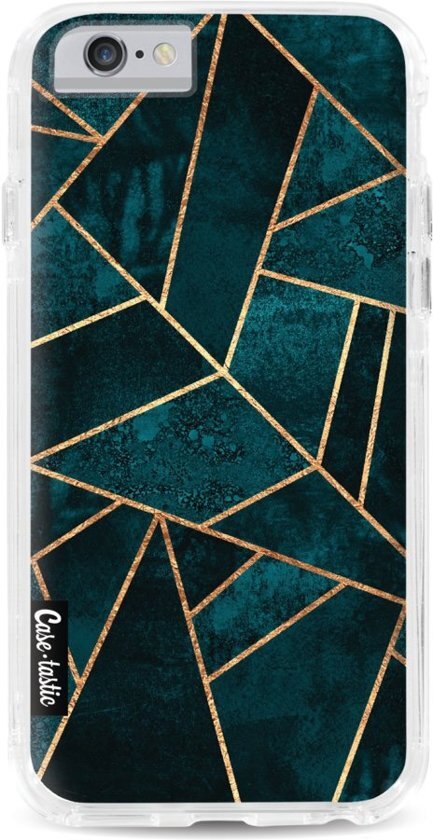 Casetastic Dual Snap Case Apple iPhone 6 / 6s - Deep Teal Stone