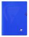 Clairefontaine 322362C Pak met 10 Geniete Schriften Mimesys Donkerblauw - 24x32 cm - 96 Pagina’s Kleine Ruitjes - Papier Wit 90 g - Kaft Polypro