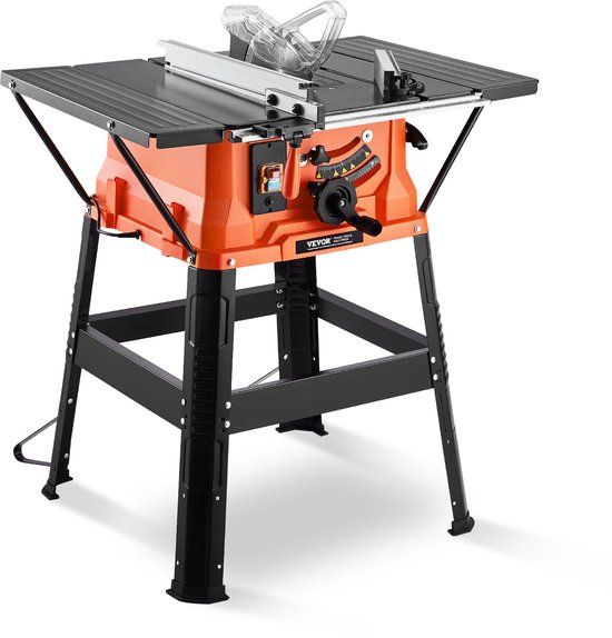 Vevor Tafelzaag met Standaard, 1800W, 254mm