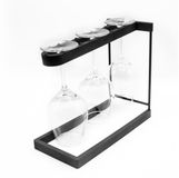 Happy Sinks Wijnglasrek - Zwart