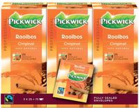 Pickwick Thee Fair Trade Rooibos 25x1,5g | 3 pièces