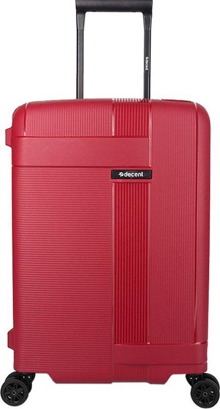 Decent Transit Medium Hardcase Koffer - 70 cm - Rood - TSA Cijferslot - 86L