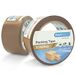 Rapesco 1696 Sterk Verpakkingstape 50 mm x 60 m, Bruin, 2 Stuks | Duurzaam