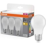 OSRAM Lampe Basis Classic A 4,9W 827 Mat E27, lot de 3