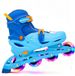 Suotu Patins à roulettes en ligne bleus