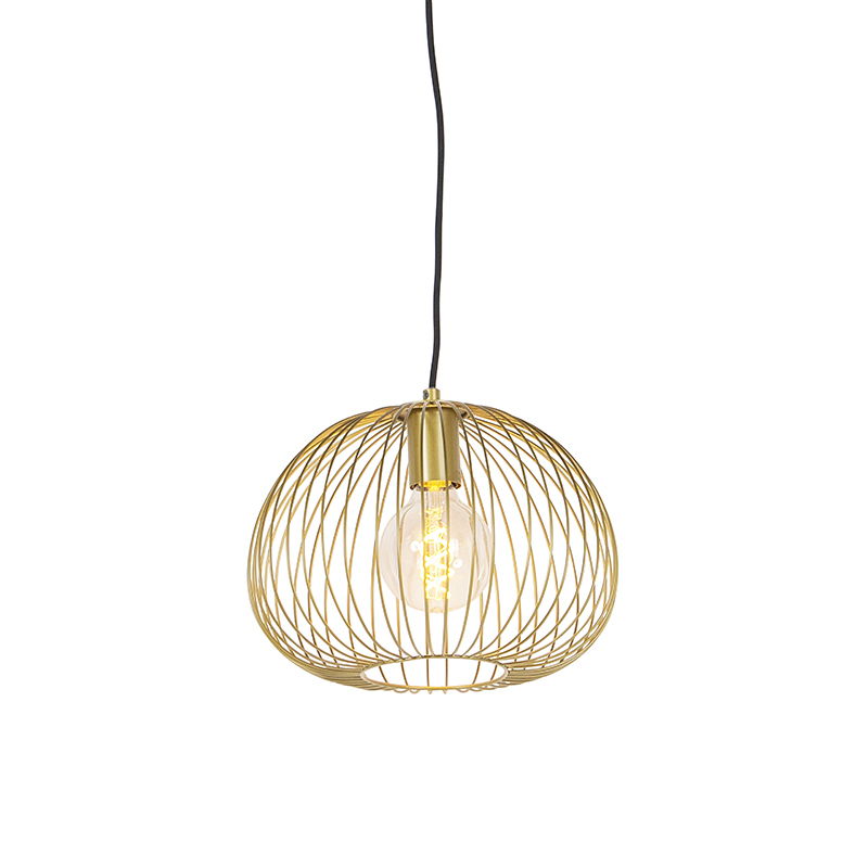 QAZQA Design hanglamp goud - Wire Dough