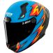 Nolan X-804 RS UC Replica Oliveira 384, casque intégral, Mat Bleu Clair/Noir/Orange/Rouge, XL