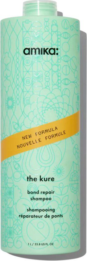 amika the kure bond repair shampoo | 1000 ml | Voor beschadigd haar