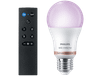Philips Smart Lighting Starterkit - Slimme lamp met afstandsbediening - RGB - Gekleurd en instelbaar wit licht - Dimbaar - E27 fitting - Werkt met de WiZ app - Wifi