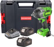 Procraft PWA36bb accu-slagmoersleutel 20 V 850 Nm 1/2" borstelloos + 2x accu 4,0 Ah + oplader + RHINO-gereedschapskoffer