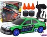 LeanToys Voiture de sport télécommandée R/c 1:24 roues interchangeables vertes