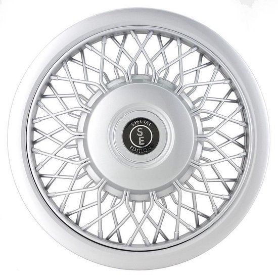 Autostyle Wieldoppen Classic 13 Inch Zilver - Set van 4