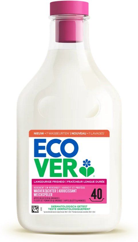Ecover Wasverzachter Appelbloesem & Amandel 1lt (1000 ml)