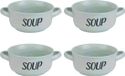 Cosy & Trendy Soepkom van Aardewerk - 8 Stuks - Groen - Ø 13,5 cm - 470 ml