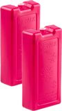 Plasticforte koelelementen - 4 stuks - 1100 ml - Roze