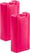 Plasticforte koelelementen - 4 stuks - 1100 ml - Roze