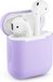 Beschermhoes Apple Beschermhoes voor Airpods 1 & 2, lichtlila