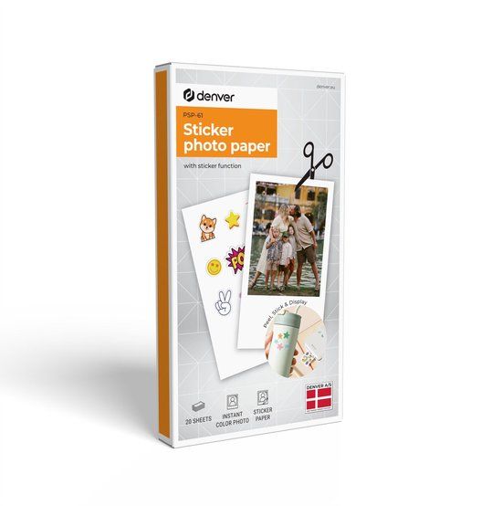 Denver PSP61 Stickerpapier - Geschikt voor de MCP6010