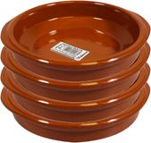 Concorde Iberica Tapas bols/schalen Alicante - Set van 6x stuks - met handvatten - 16 cm - Tapas serveer/borden/oven schalen